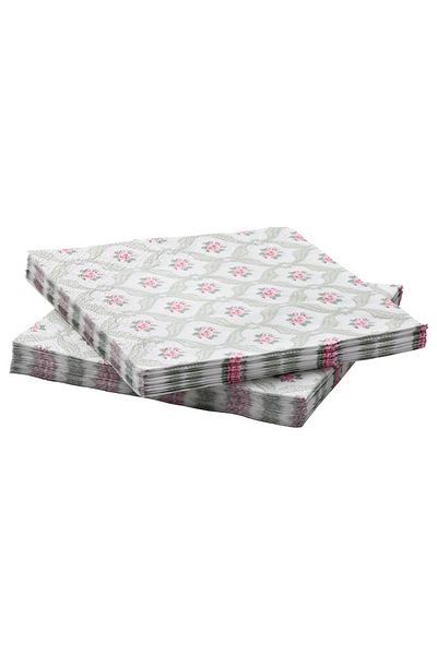 IKEA Paper napkins, flower, 33x33 cm for occasions and weddings