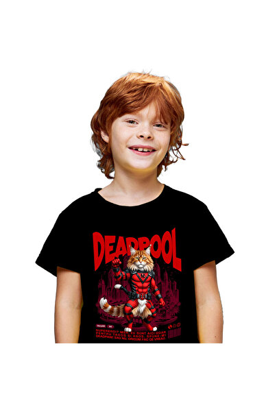 StoryGift Romania Tricou Copii cu Minge Fotbal Abstract Supereroi Personaje I...