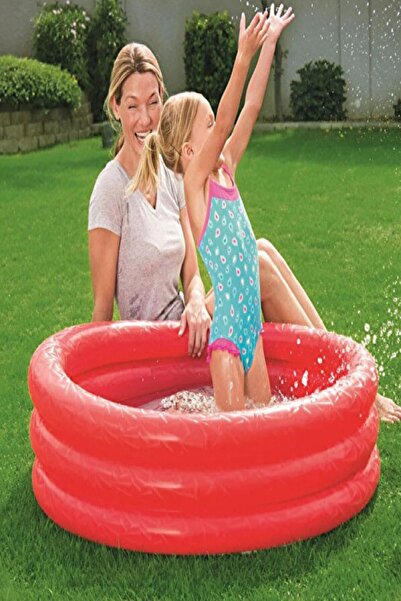 hayret sepeti Yazın En Eğlenceli Molası: 3 Halka Şişme Çocuk Havuzu ile Serin...