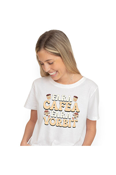 StoryGift Romania Tricou Femei cu Pahare De cafea Vesele, Energie DE Dimineat...