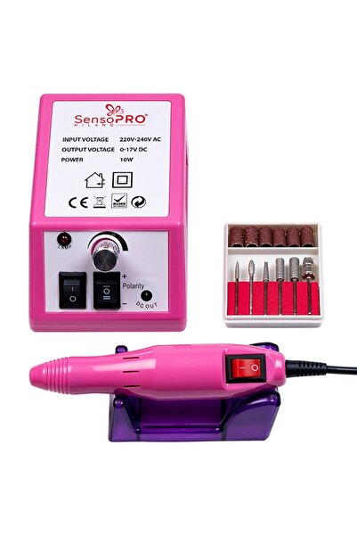 SensoPRO Milano Star Nails Επαγγελματική Λίμα Νυχιών 20000 RPM, Ροζ