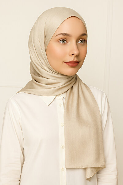 SEEMA Σάλι από σιφόν Janjan σε χρώμα πέτρας