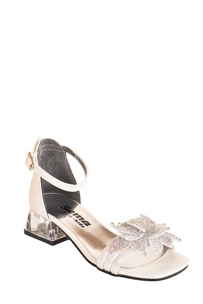 minibonito Evening Dress Single Strap Girl's Heeled Shoes