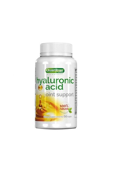 Quamtrax Acid Hialuronic 60 capsule, Quamtrax, Supliment alimentar pentru oase, articulatii si piele