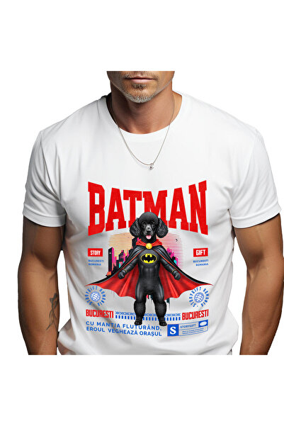 StoryGift Romania Tricou Barbati cu Jucatoare De Tenis Saritura Supereroi Per...