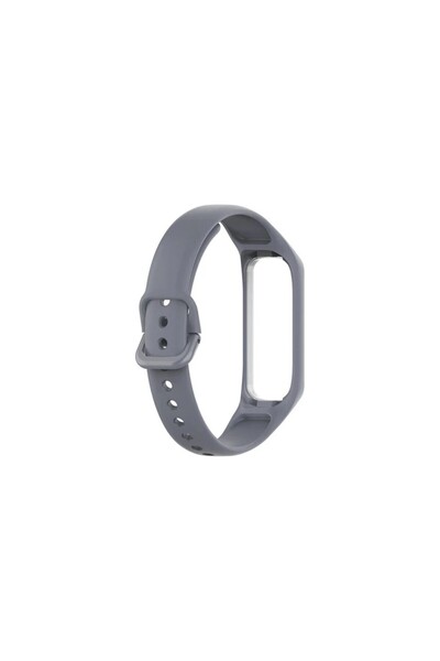 Dmay Samsung Galaxy Fit 2 (R220) Akıllı Bileklik Uyumlu Silikon Kordon Kayış