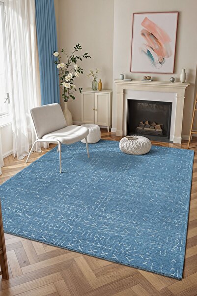 Halı Etnik Çivi Kaymaz Taban Yıkanabilir Dokuma Kilim Koridor Yolluk Mutfak M...