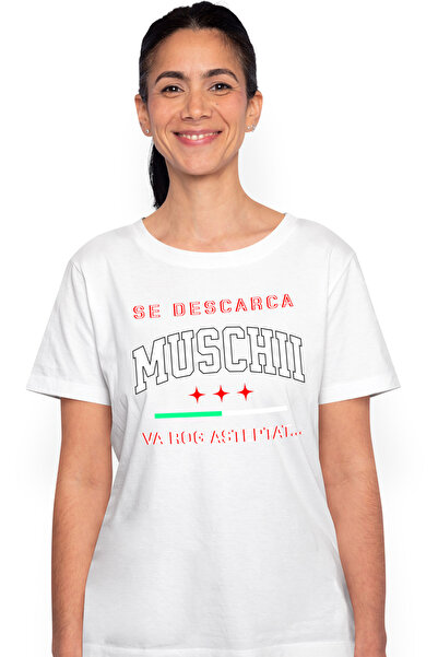 StoryGift Romania Tricou Femei se descarca muschii va rugam aseptati fitness ...