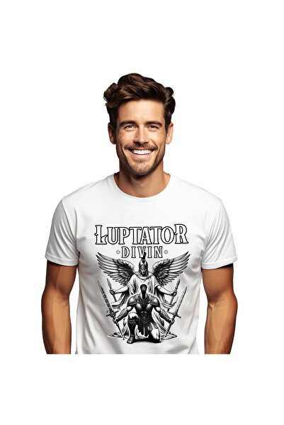 StoryGift Romania Tricou Barbati cu Inger Samurai Razboinic Cu Aripi Luptator...