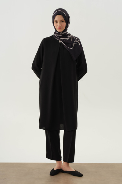 Tuğba Gizli Cepli Pantolon - Siyah