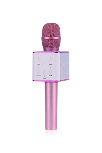 Generic Q7 Bluetooth Microphone Speaker Q7 Pink