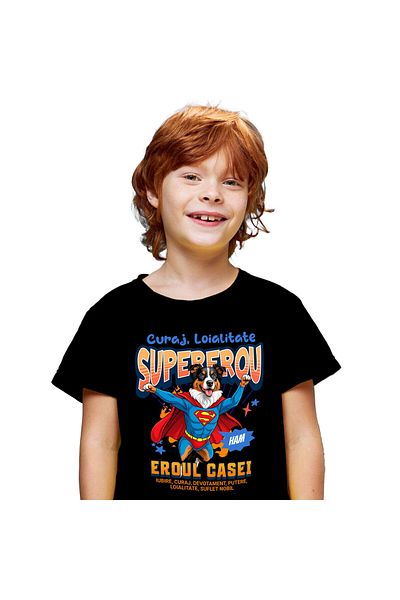StoryGift Romania Tricou Copii cu Schelete Uman In Meci Lupta Box Text Campion In Ring Motivationa,Black_6ANI