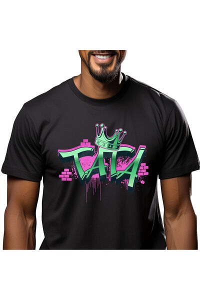 StoryGift Romania Tricou Barbati cu Coroana Regala Stil graffiti Stradal Fami...