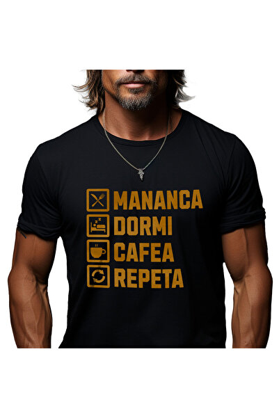 StoryGift Romania Tricou Barbati cu Rutina Zilnica Haioasa Iubitorii De Energ...
