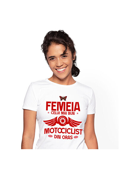 StoryGift Romania Tricou Femei cu Pasiune Pentru Motocicleta Iubire Dragoste ...
