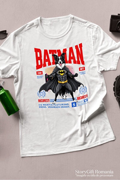 StoryGift Romania Tricou Femei cu Manusi De Box Rosii Supereroi Personaje Contact Periculos Copii ,White_XL