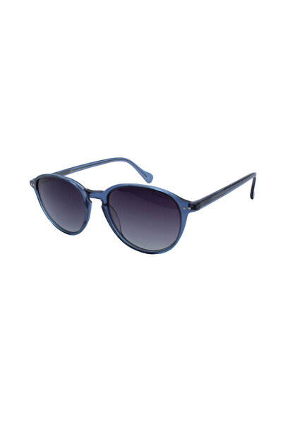 SuperStep Unisex Mavi-Füme Polarize Degrade Cam Kemik Kapalı Çerçeve  Oval - ...