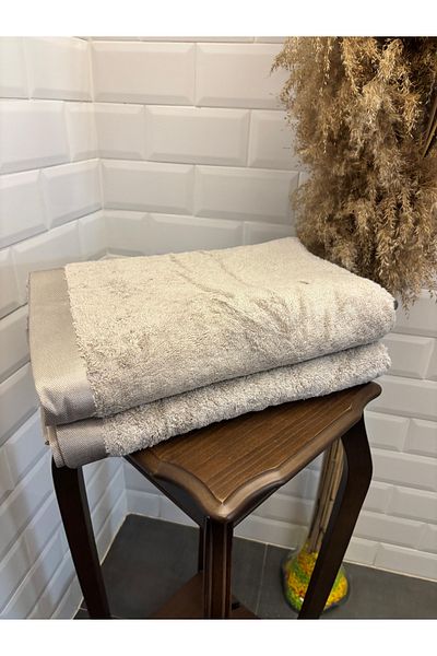Explore Home Cotton, Bath, Towel - Gray (Life Gift)