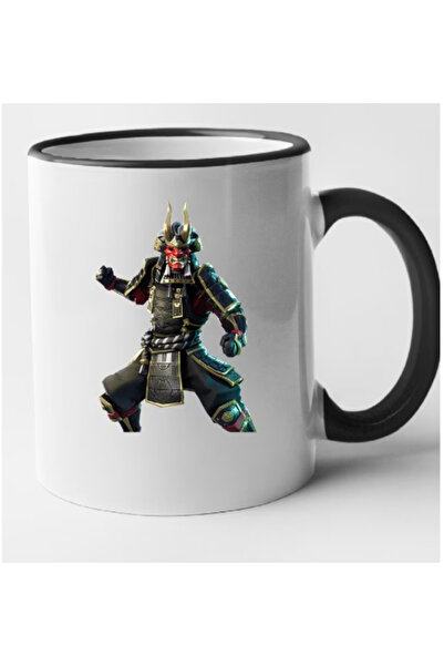 OEM Cană personalizată cu mâner negru Fortnite - Shogun, INOVATIX®. 330ml