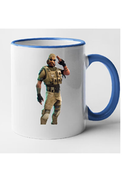 OEM Cană personalizată cu mâner albastru Fortnite - Sledgehammer, INOVATIX®. ...