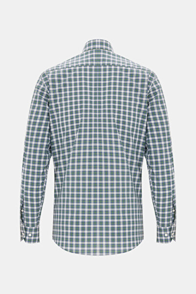 W Collection Yeşil Beyaz Gömlek