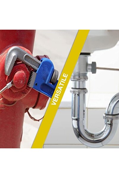 Generic Heavy Duty 10" Pipe Wrench, Strong Iron Handle Pipe Wrench, Forged Steel Head/1 Pcs