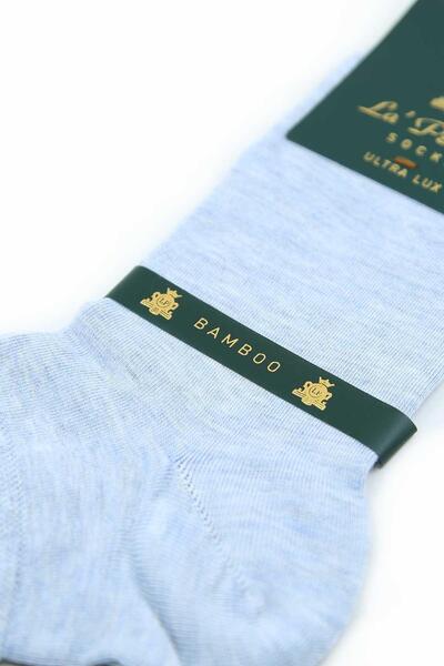 La Pescara Сини обикновени ултра луксозни 12-пакетни мъжки чорапи от бамбук CRP356