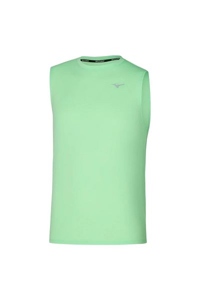 MIZUNO Ανδρικό μπλουζάκι Impulse Core Αμάνικο Πράσινο