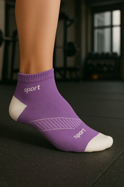 Black Arden Socks 4 Çift Spor Desenli Spor Patik Çorap