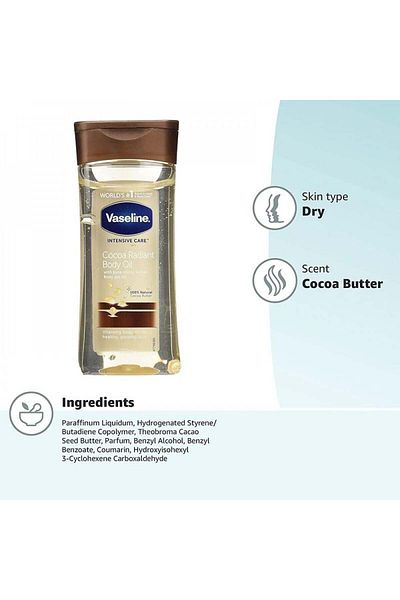 Vaseline Intensive Care Body Gel with Cocoa Extract 200ml