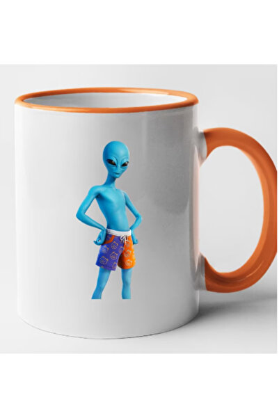 OEM Cană personalizată cu mâner portocaliu Fortnite - Human Bill, INOVATIX®. ...