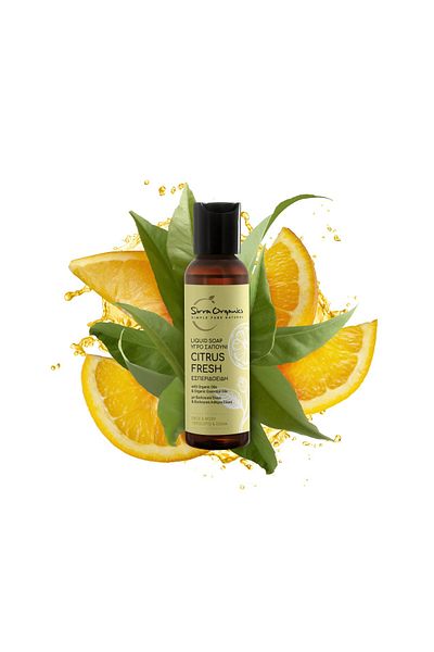 Sirra Organics Citrus Fresh liquid soap with citrus, 60 ml