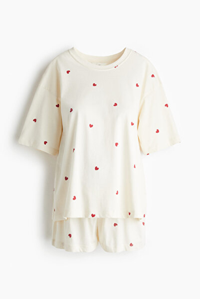 H&M MAMA Before & After Pamuklu Pijama Takımı