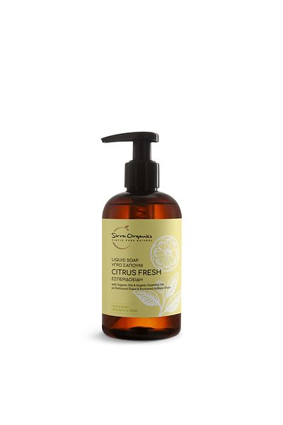 Sirra Organics Citrus Fresh liquid soap with citrus, 250 ml