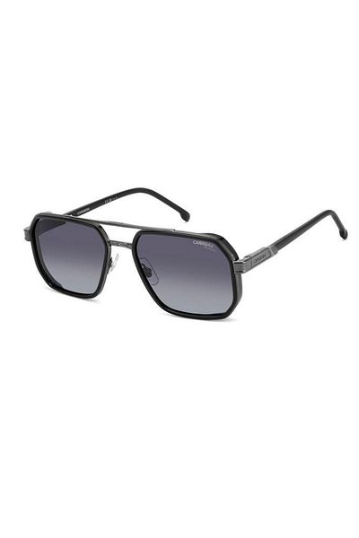 Carrera Men's Black Organic Polarized (Uv) Glass Steel Closed Frame Design Sunglasses Ca1069/S Answj 58-