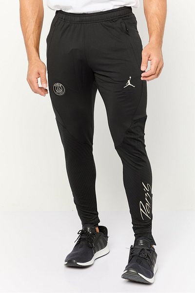 Nike Men Slim Fit Paris Saint-germain Football Club Track Pants, Black