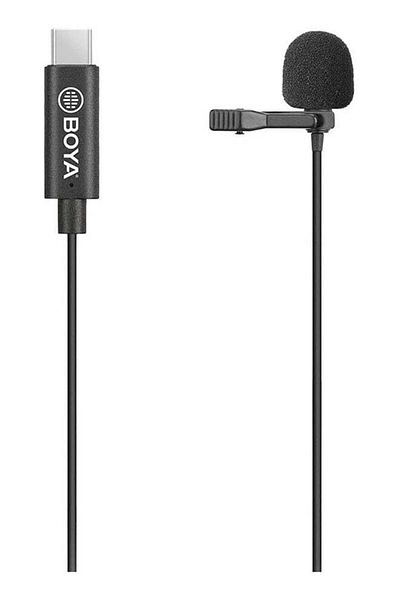 BOYA By-M3 Usb Type C Lavalier Microphone Cable - Black