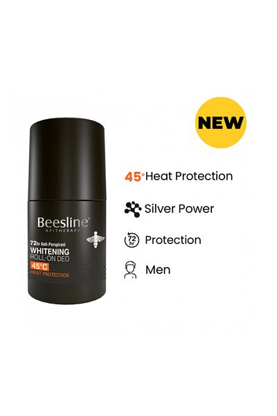 Beesline Beesline Whitening Roll-on Deodorant - 45°C - Heat Protection - 50ml