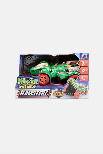 Teamsterz Monster Moverz Mini Dinosaur Car, Green