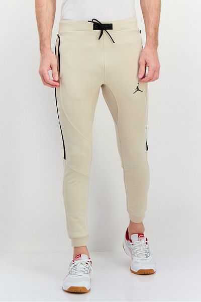 Nike Men Slim Fit Training Sweatpants, Beige