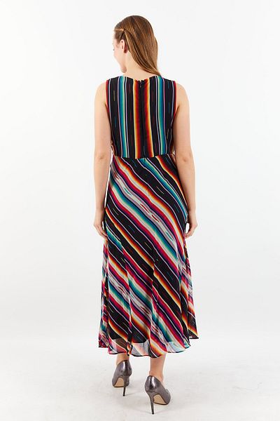 Ralph Lauren Women Allover Printed Midi Dress, Black