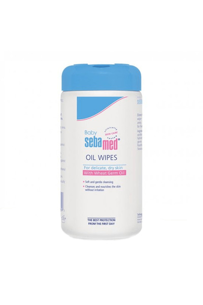 Sebamed Baby Oil Wipes 70pcs (114426) --- سيباميد محارم زيتية للأطفال 70حبة