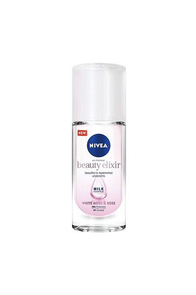 NIVEA Beauty Elixir Deodorant Roll On White Musk & Rose - 40ml