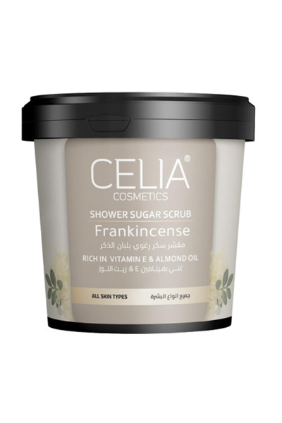 Celia Body Sugar Shower Scrub with Frankincense - 600g
