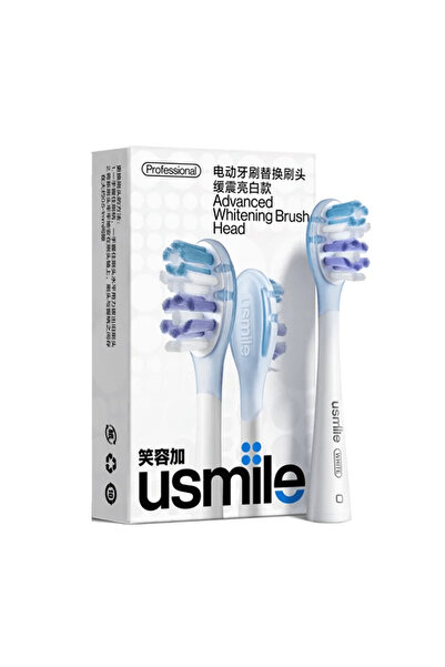 Usmile رؤوس استبدال فرشاة الأسنان المتقدمة للتبييض - قطعتان