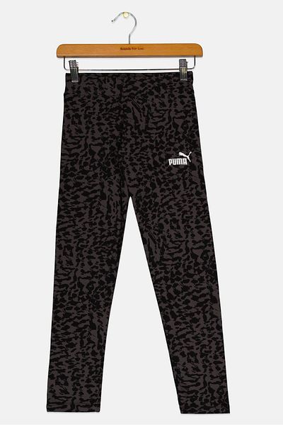 Puma Kids Girl Brand Logo Outdoor Leggings, Multicolor