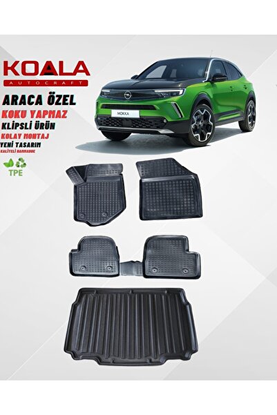 KoalaOtoTekstil Opel Mokka B 2021 Sonrası (BENZİNLİ)(BAGAJIN ALT KADEMESİ IÇİ...