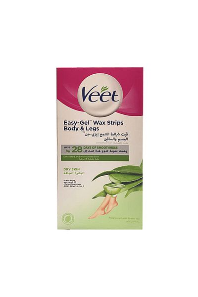 Veet Wax 20 Strips Dry Skin 20701 --- Veet Wax Strips 20 Strips Dry Skin