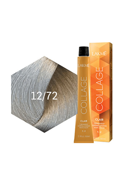 LAKMÉ صبغة شعر لاكمي كولاج كلير الدائمة فائقة الأشقر - أزرق بنفسجي فائق الأشق...