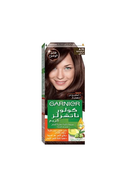 Garnier غارنيه صبغه كولور ناتشرلز 4.15 شكولاته براوني